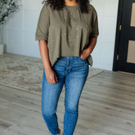 Less Than Stressed Asymmetrical Distressed Top-Tops-Ave Shops-[option4]-[option5]-[option6]-[option7]-[option8]-Shop-Boutique-Clothing-for-Women-Online