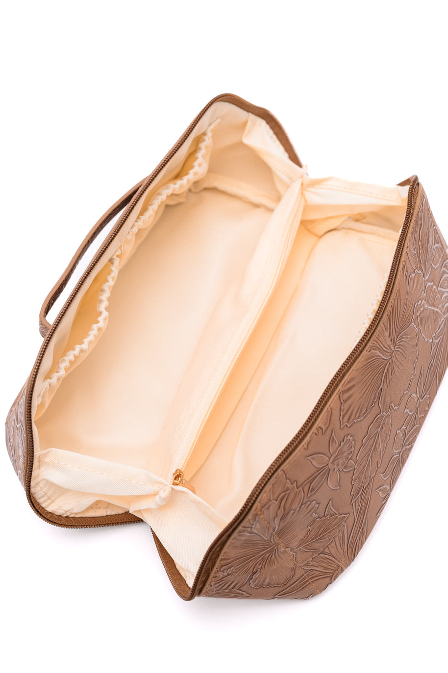Life In Luxury Large Capacity Cosmetic Bag in Cream-Accessories-Ave Shops-[option4]-[option5]-[option6]-[option7]-[option8]-Shop-Boutique-Clothing-for-Women-Online