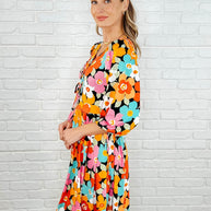 Little Bold V-Neck Knit Dress-Womens-Ave Shops-[option4]-[option5]-[option6]-[option7]-[option8]-Shop-Boutique-Clothing-for-Women-Online