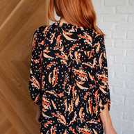 Lizzy Top in Rust and Taupe Abstract-Tops-Ave Shops-[option4]-[option5]-[option6]-[option7]-[option8]-Shop-Boutique-Clothing-for-Women-Online