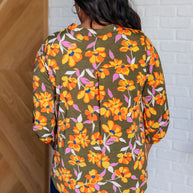 Lizzy Top in Olive and Mustard Floral-Tops-Ave Shops-[option4]-[option5]-[option6]-[option7]-[option8]-Shop-Boutique-Clothing-for-Women-Online