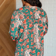 Lizzy Top in Teal Snake Print-Tops-Ave Shops-[option4]-[option5]-[option6]-[option7]-[option8]-Shop-Boutique-Clothing-for-Women-Online