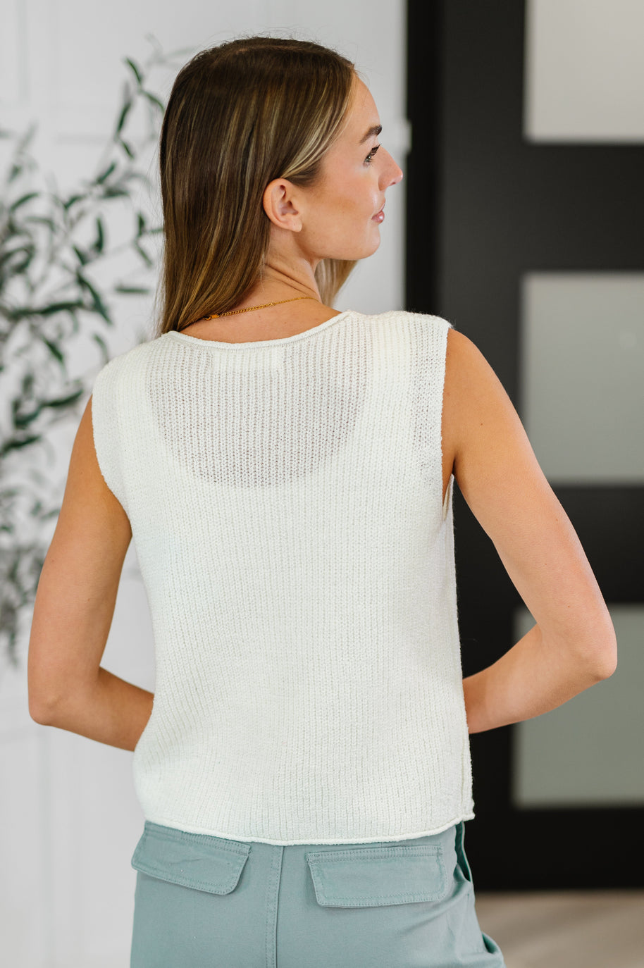 Loose Interpretation Tie Front Knit Vest-Womens-Ave Shops-[option4]-[option5]-[option6]-[option7]-[option8]-Shop-Boutique-Clothing-for-Women-Online