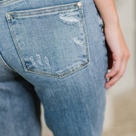Judy Blue Lorena Mid Rise Vintage Wash Bootcut Jeans-Womens-Ave Shops-[option4]-[option5]-[option6]-[option7]-[option8]-Shop-Boutique-Clothing-for-Women-Online