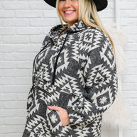 Lounge Day Hoodie in Black & White-Womens-Ave Shops-[option4]-[option5]-[option6]-[option7]-[option8]-Shop-Boutique-Clothing-for-Women-Online