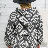 Lounge Day Hoodie in Black & White-Womens-Ave Shops-[option4]-[option5]-[option6]-[option7]-[option8]-Shop-Boutique-Clothing-for-Women-Online