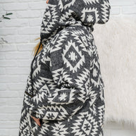 Lounge Day Hoodie in Black & White-Womens-Ave Shops-[option4]-[option5]-[option6]-[option7]-[option8]-Shop-Boutique-Clothing-for-Women-Online