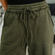 Lounge Line Wide Leg Sweats in Dark Olive-Womens-Ave Shops-[option4]-[option5]-[option6]-[option7]-[option8]-Shop-Boutique-Clothing-for-Women-Online