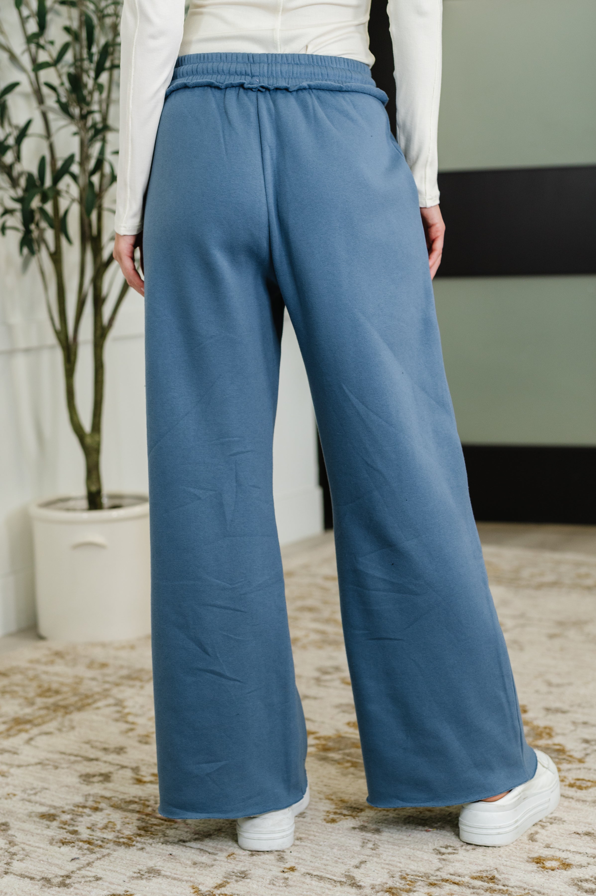 Lounge Line Wide Leg Sweats in Dusty Blue-Womens-Ave Shops-[option4]-[option5]-[option6]-[option7]-[option8]-Shop-Boutique-Clothing-for-Women-Online