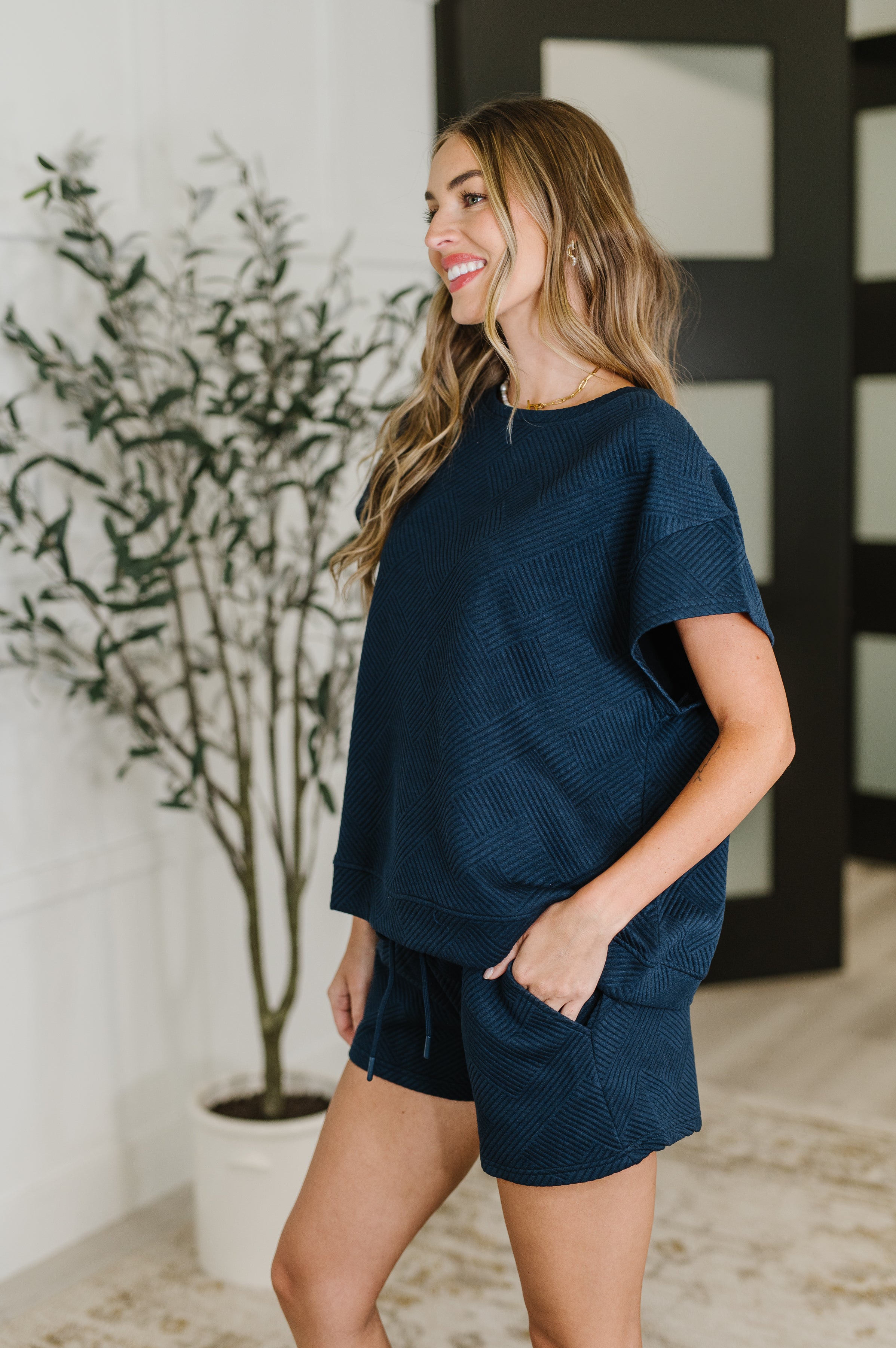 Love on the Loose Quilted Top in Navy-Womens-Ave Shops-[option4]-[option5]-[option6]-[option7]-[option8]-Shop-Boutique-Clothing-for-Women-Online