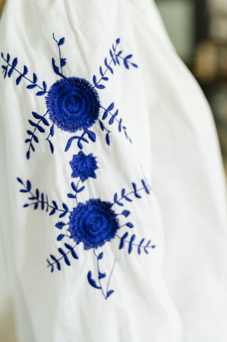 PREORDER: Machine Embroidered Details Ruffle Neck Blouse-Womens-Ave Shops-[option4]-[option5]-[option6]-[option7]-[option8]-Shop-Boutique-Clothing-for-Women-Online