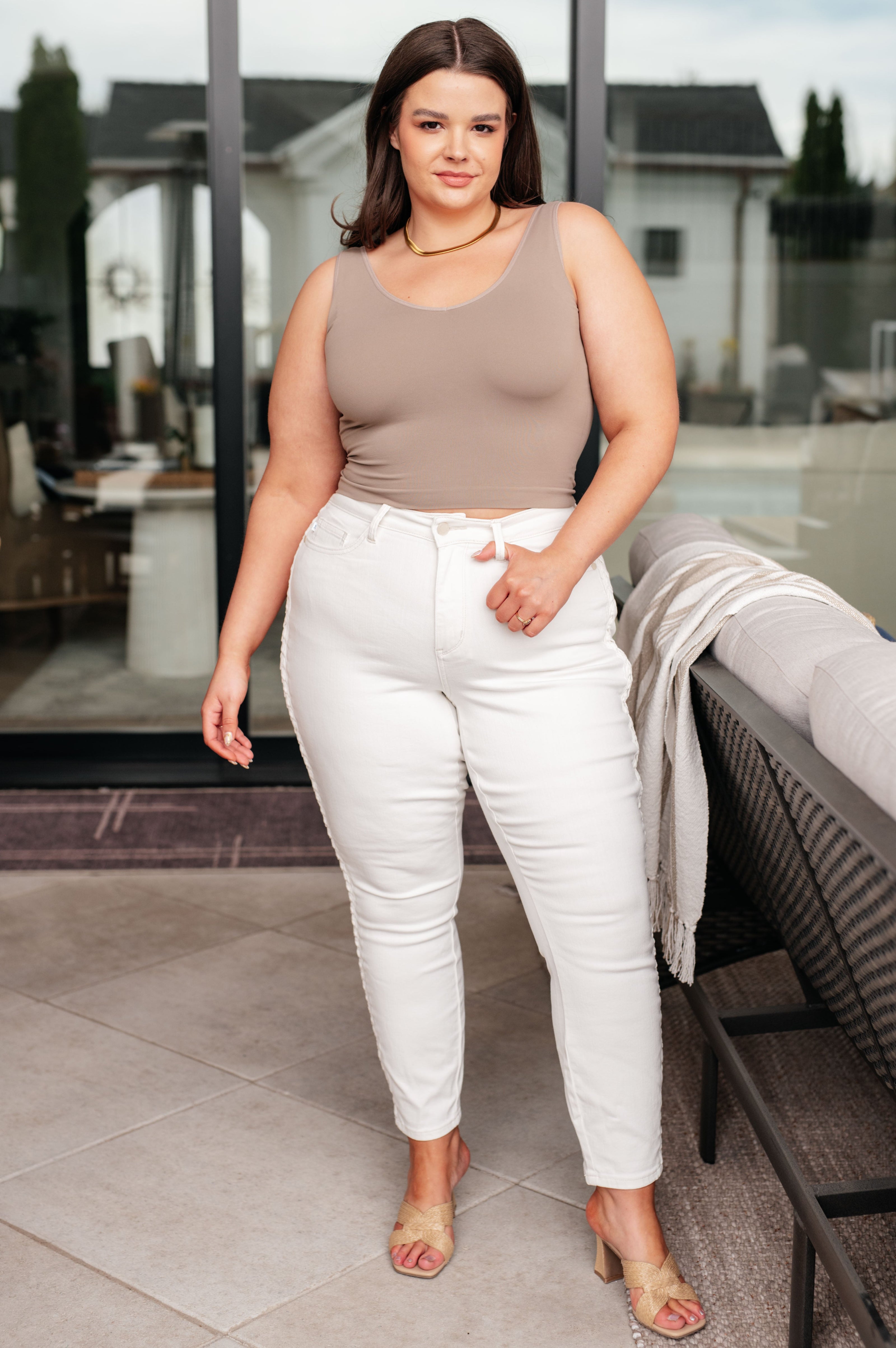 Judy Blue Maddie Mid Rise Braided Side Seam Relaxed Jeans-Denim-Ave Shops-[option4]-[option5]-[option6]-[option7]-[option8]-Shop-Boutique-Clothing-for-Women-Online