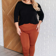 Magic Ankle Crop Skinny Pants in Rust-Bottoms-Ave Shops-[option4]-[option5]-[option6]-[option7]-[option8]-Shop-Boutique-Clothing-for-Women-Online