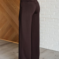 Magic Wide Leg Pants in Chocolate-Bottoms-Ave Shops-[option4]-[option5]-[option6]-[option7]-[option8]-Shop-Boutique-Clothing-for-Women-Online