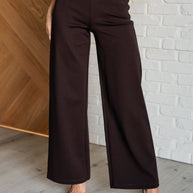 Magic Wide Leg Pants in Chocolate-Bottoms-Ave Shops-[option4]-[option5]-[option6]-[option7]-[option8]-Shop-Boutique-Clothing-for-Women-Online