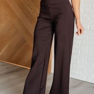 Magic Wide Leg Pants in Chocolate-Bottoms-Ave Shops-[option4]-[option5]-[option6]-[option7]-[option8]-Shop-Boutique-Clothing-for-Women-Online
