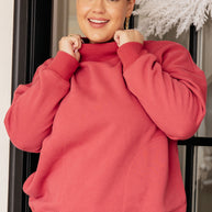 Make No Mistake Mock Neck Pullover in Cranberry-Tops-Ave Shops-[option4]-[option5]-[option6]-[option7]-[option8]-Shop-Boutique-Clothing-for-Women-Online