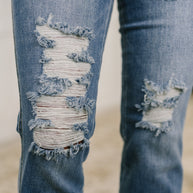 Judy Blue Maureen High Rise Distressed Bootcut Jeans-Womens-Ave Shops-[option4]-[option5]-[option6]-[option7]-[option8]-Shop-Boutique-Clothing-for-Women-Online