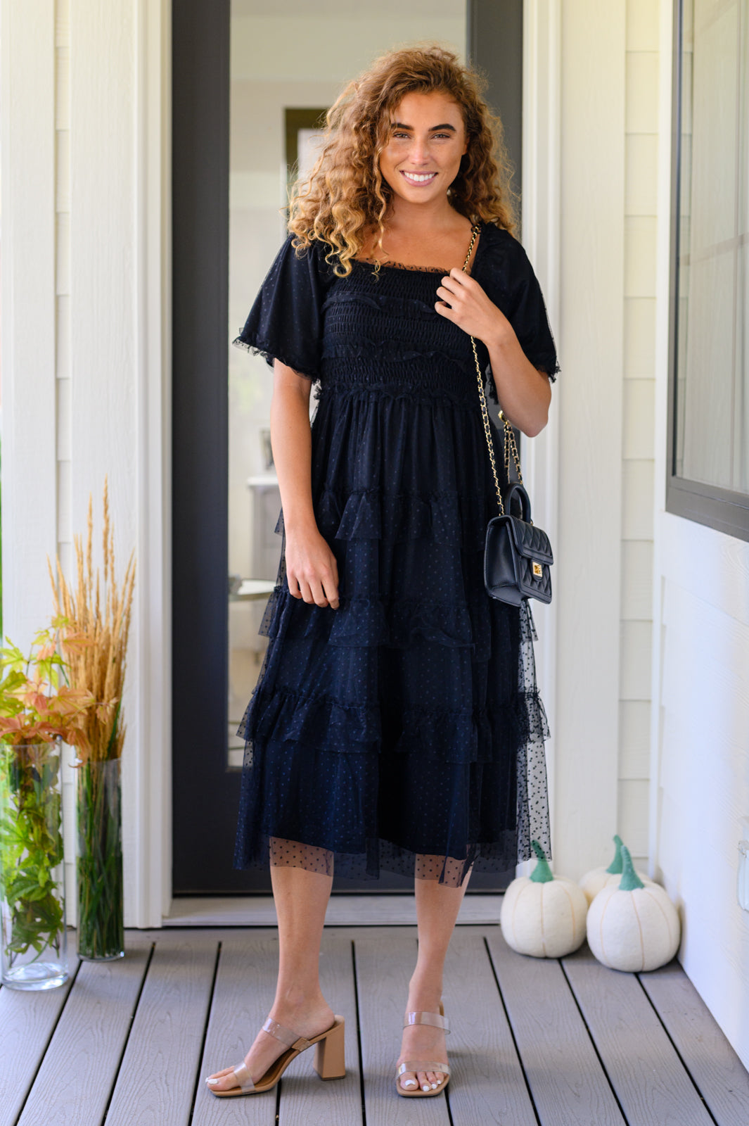 Midnight Waltz Midi Dress-Dresses-Ave Shops-[option4]-[option5]-[option6]-[option7]-[option8]-Shop-Boutique-Clothing-for-Women-Online