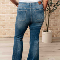 Judy Blue Miley High Waist Control Top Frayed Hem Flare Jeans-Denim-Ave Shops-[option4]-[option5]-[option6]-[option7]-[option8]-Shop-Boutique-Clothing-for-Women-Online