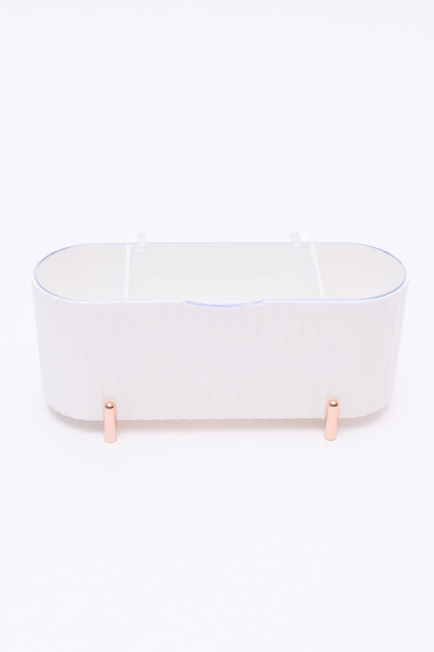 Mini Beauty Organizer in White-Accessories-Ave Shops-[option4]-[option5]-[option6]-[option7]-[option8]-Shop-Boutique-Clothing-for-Women-Online