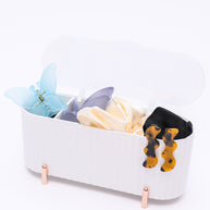 Mini Beauty Organizer in White-Accessories-Ave Shops-[option4]-[option5]-[option6]-[option7]-[option8]-Shop-Boutique-Clothing-for-Women-Online