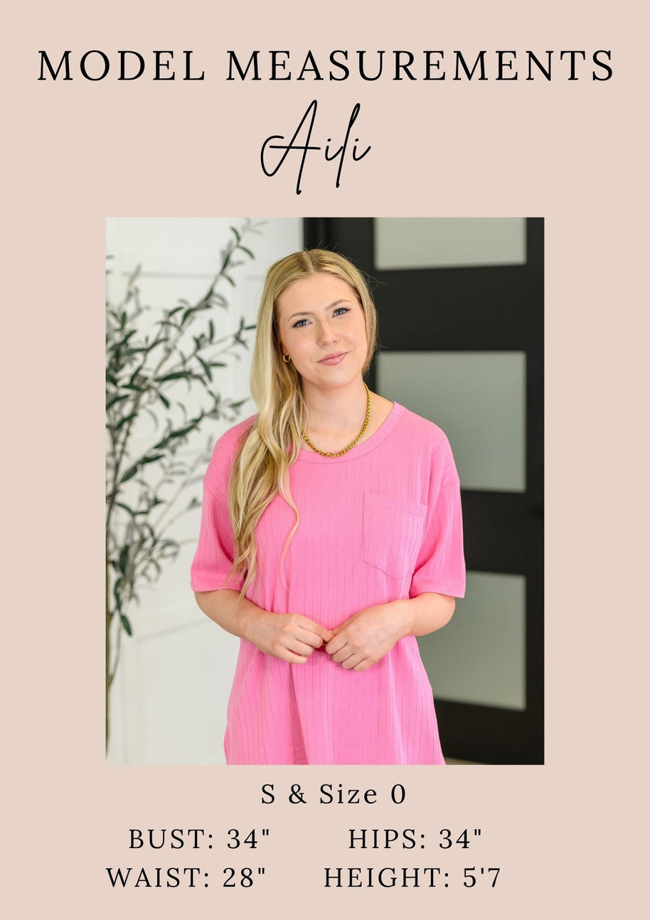 Take It Easy Slouchy Tee in Hot Pink-Womens-Ave Shops-[option4]-[option5]-[option6]-[option7]-[option8]-Shop-Boutique-Clothing-for-Women-Online
