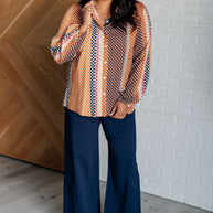 Moderately Mod Polka Dot Button Up Top-Tops-Ave Shops-[option4]-[option5]-[option6]-[option7]-[option8]-Shop-Boutique-Clothing-for-Women-Online