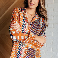 Moderately Mod Polka Dot Button Up Top-Tops-Ave Shops-[option4]-[option5]-[option6]-[option7]-[option8]-Shop-Boutique-Clothing-for-Women-Online
