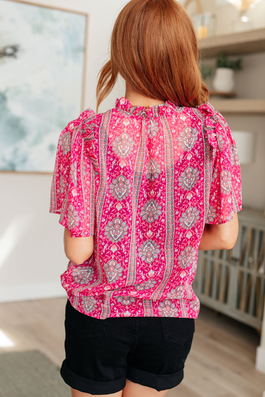 Moments Like This V-Neck Bell Sleeve Blouse-Tops-Ave Shops-[option4]-[option5]-[option6]-[option7]-[option8]-Shop-Boutique-Clothing-for-Women-Online