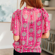 Moments Like This V-Neck Bell Sleeve Blouse-Tops-Ave Shops-[option4]-[option5]-[option6]-[option7]-[option8]-Shop-Boutique-Clothing-for-Women-Online