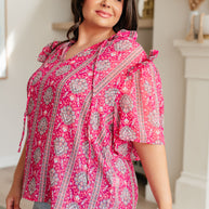 Moments Like This V-Neck Bell Sleeve Blouse-Tops-Ave Shops-[option4]-[option5]-[option6]-[option7]-[option8]-Shop-Boutique-Clothing-for-Women-Online