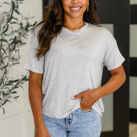 Mood Swingin' Casual Drop Shoulder Tee in Grey-Womens-Ave Shops-[option4]-[option5]-[option6]-[option7]-[option8]-Shop-Boutique-Clothing-for-Women-Online