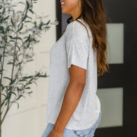 Mood Swingin' Casual Drop Shoulder Tee in Grey-Womens-Ave Shops-[option4]-[option5]-[option6]-[option7]-[option8]-Shop-Boutique-Clothing-for-Women-Online