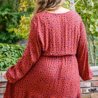 Most Genuine Spotted Dress In Rust-Womens-Ave Shops-[option4]-[option5]-[option6]-[option7]-[option8]-Shop-Boutique-Clothing-for-Women-Online