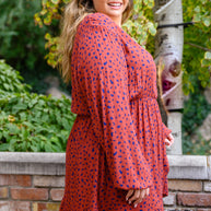 Most Genuine Spotted Dress In Rust-Womens-Ave Shops-[option4]-[option5]-[option6]-[option7]-[option8]-Shop-Boutique-Clothing-for-Women-Online