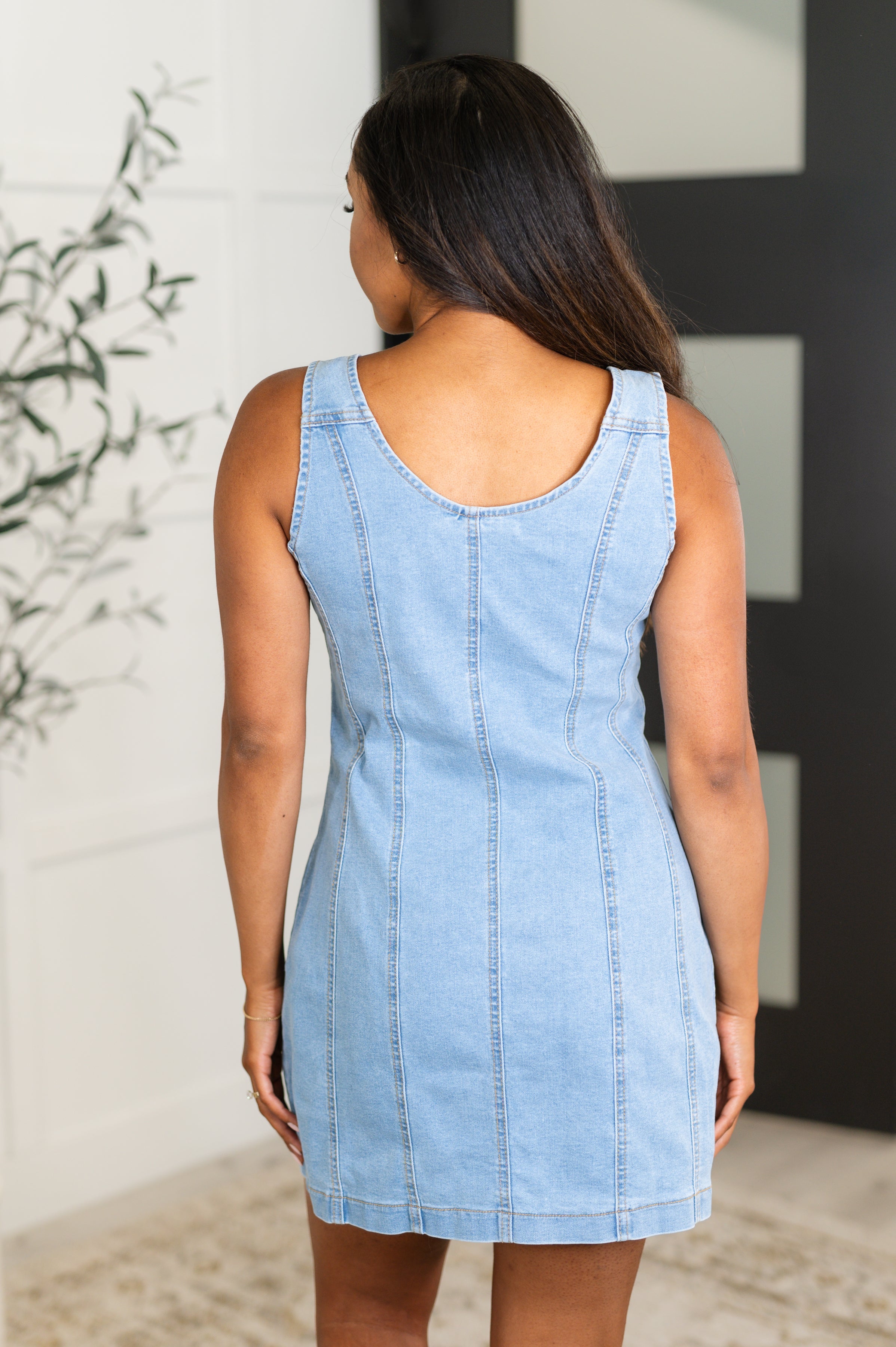 Most Surreal Button Front Denim Dress-Womens-Ave Shops-[option4]-[option5]-[option6]-[option7]-[option8]-Shop-Boutique-Clothing-for-Women-Online