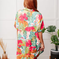 Mother Nature's Recipes Collared Dress in Green-Dresses-Ave Shops-[option4]-[option5]-[option6]-[option7]-[option8]-Shop-Boutique-Clothing-for-Women-Online