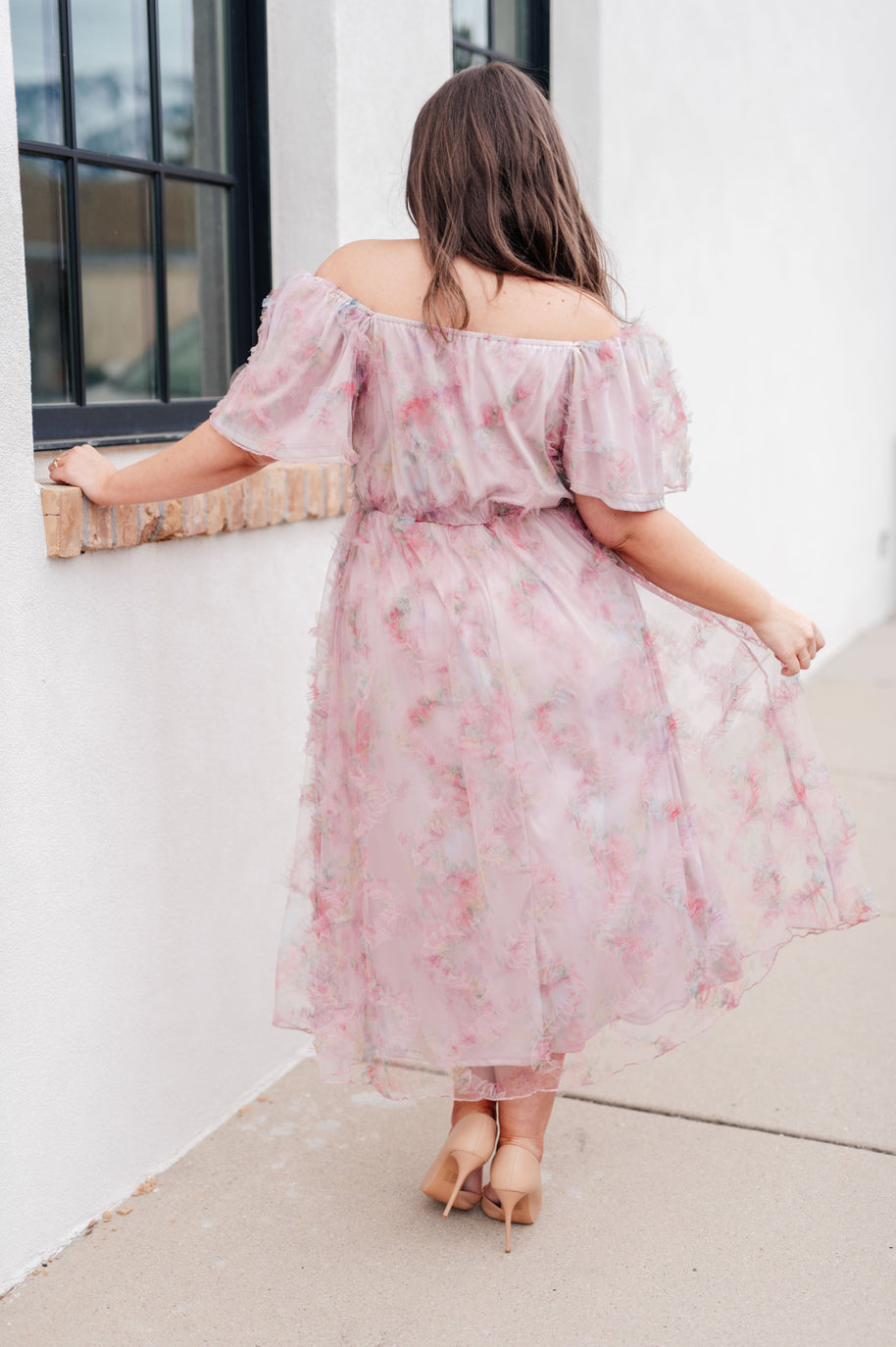 My Little Songbird Fluttersleeve Dress-Dresses-Ave Shops-[option4]-[option5]-[option6]-[option7]-[option8]-Shop-Boutique-Clothing-for-Women-Online