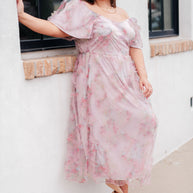My Little Songbird Fluttersleeve Dress-Dresses-Ave Shops-[option4]-[option5]-[option6]-[option7]-[option8]-Shop-Boutique-Clothing-for-Women-Online