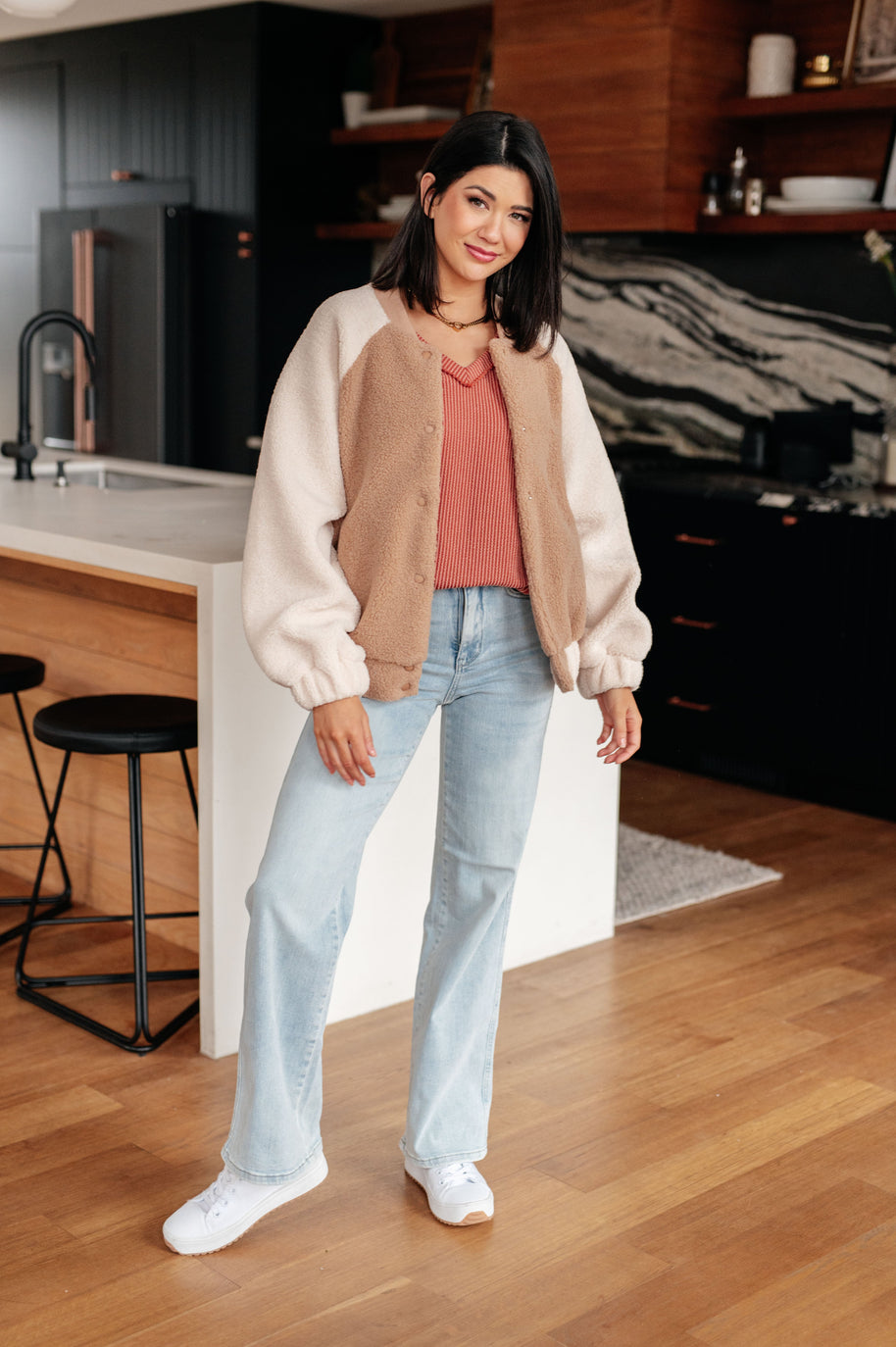 My Little Teddy Bomber Jacket-Layers-Ave Shops-[option4]-[option5]-[option6]-[option7]-[option8]-Shop-Boutique-Clothing-for-Women-Online