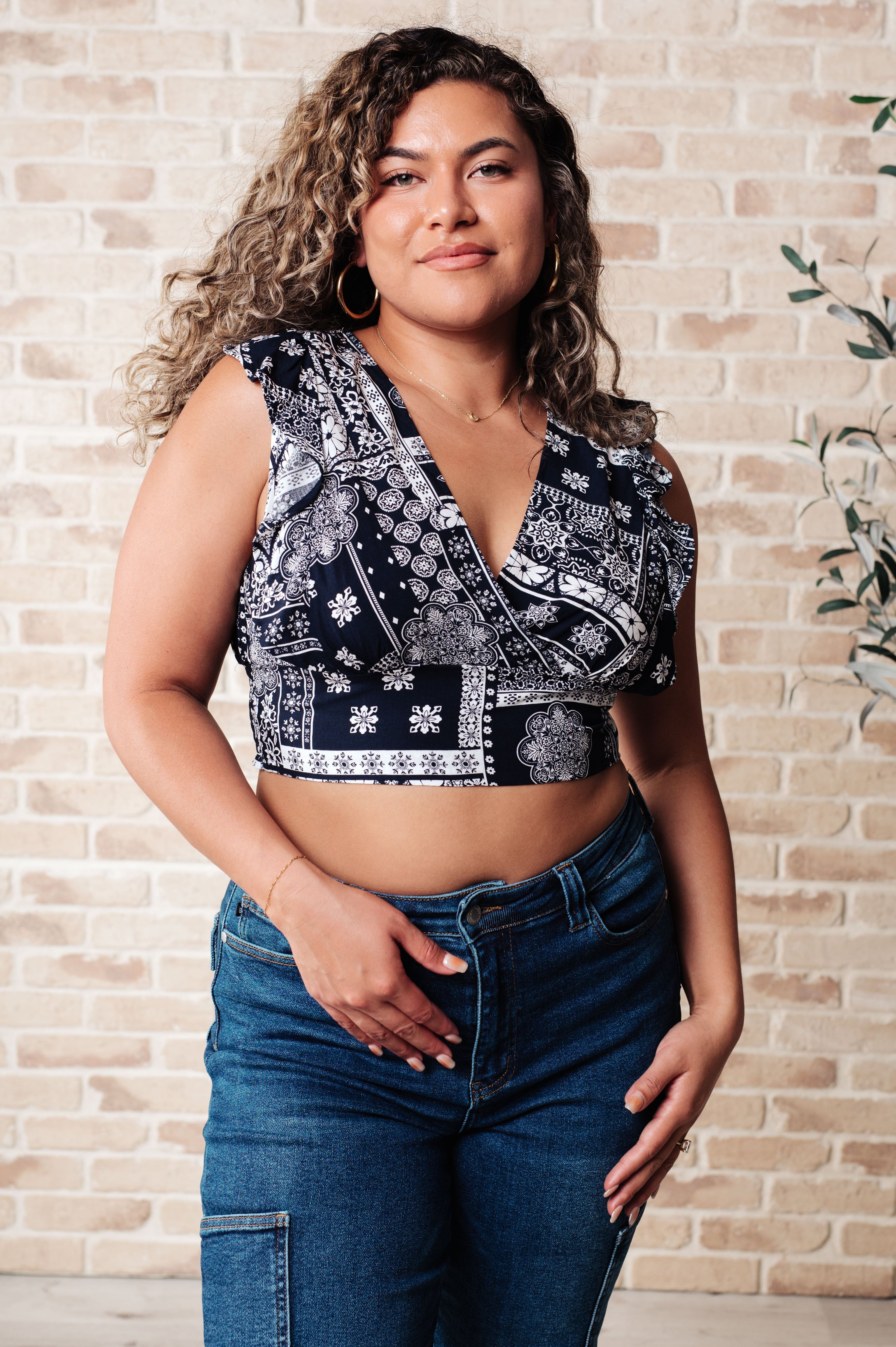 Naturally Like This Flutter Sleeve Top-Tops-Ave Shops-[option4]-[option5]-[option6]-[option7]-[option8]-Shop-Boutique-Clothing-for-Women-Online