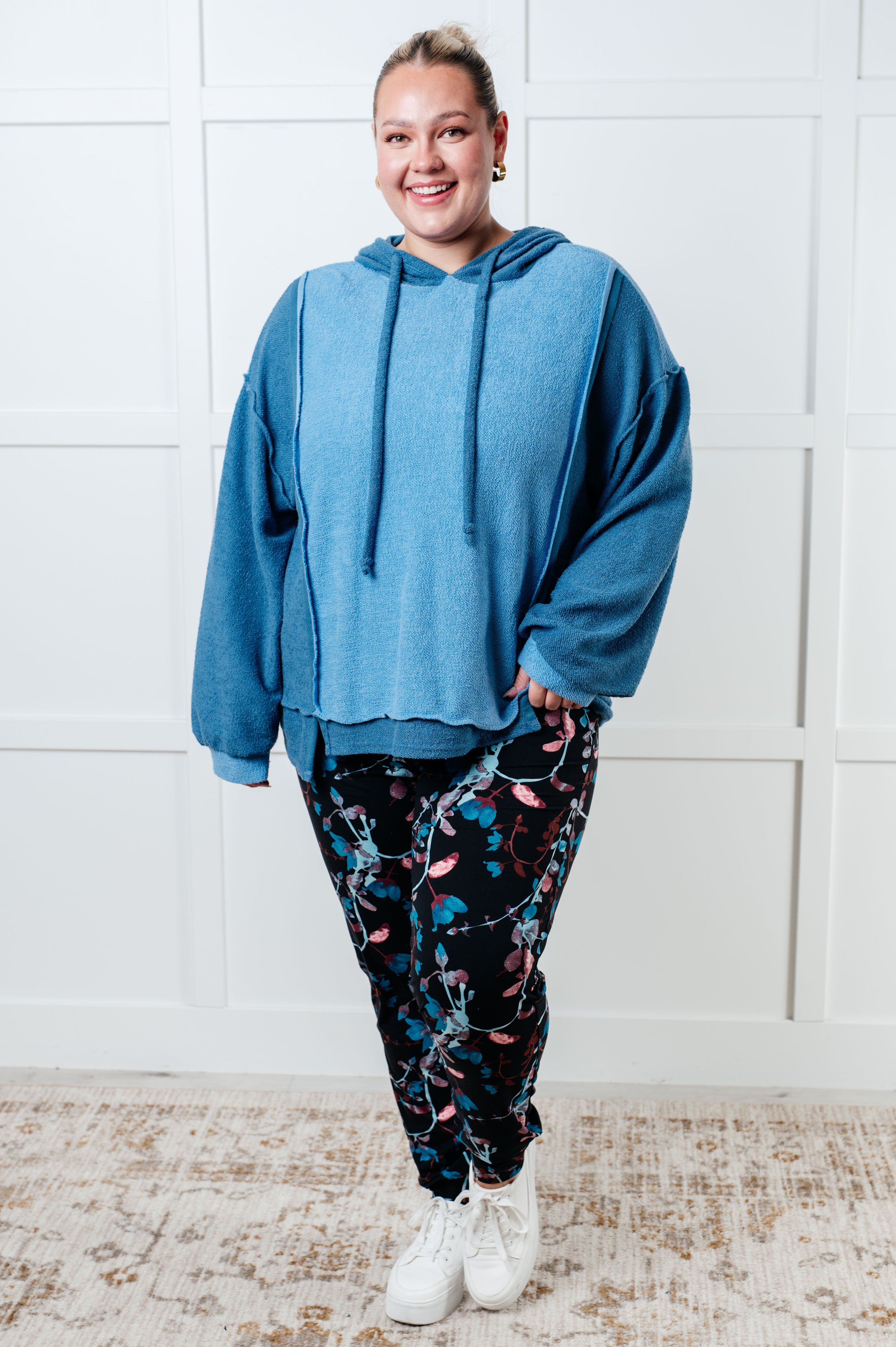 Needs Some Logic Color Block Hoodie-Tops-Ave Shops-[option4]-[option5]-[option6]-[option7]-[option8]-Shop-Boutique-Clothing-for-Women-Online
