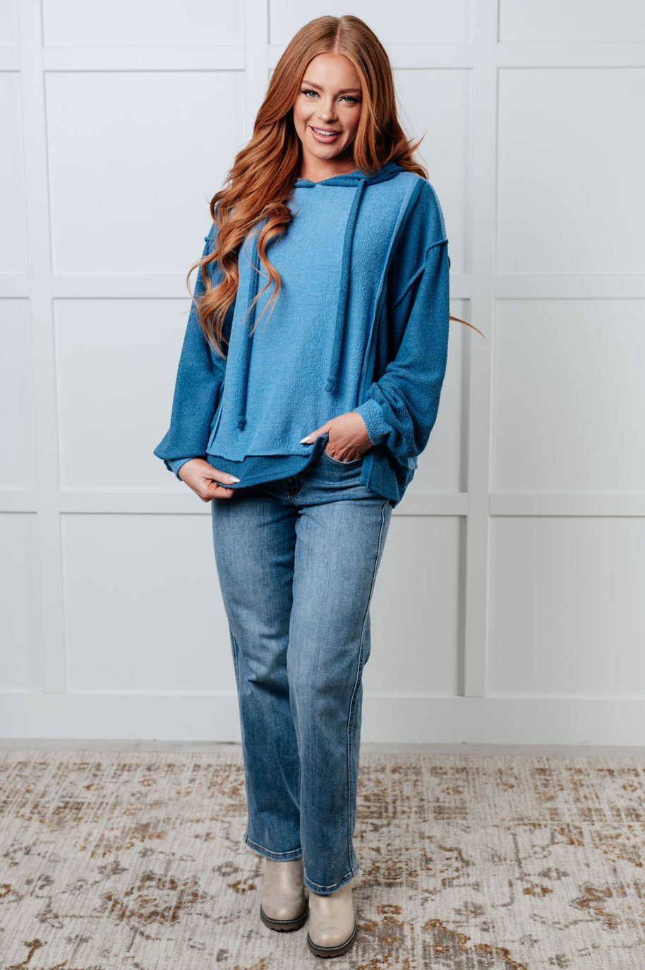 Needs Some Logic Color Block Hoodie-Tops-Ave Shops-[option4]-[option5]-[option6]-[option7]-[option8]-Shop-Boutique-Clothing-for-Women-Online