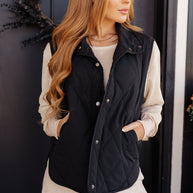 Neither Here Nor There Puffer Vest in Black-Layers-Ave Shops-[option4]-[option5]-[option6]-[option7]-[option8]-Shop-Boutique-Clothing-for-Women-Online
