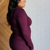 Never Imitated Long Sleeve Top in Cassis-Tops-Ave Shops-[option4]-[option5]-[option6]-[option7]-[option8]-Shop-Boutique-Clothing-for-Women-Online