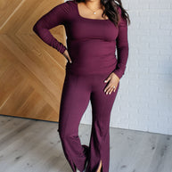 Never Imitated Long Sleeve Top in Cassis-Tops-Ave Shops-[option4]-[option5]-[option6]-[option7]-[option8]-Shop-Boutique-Clothing-for-Women-Online
