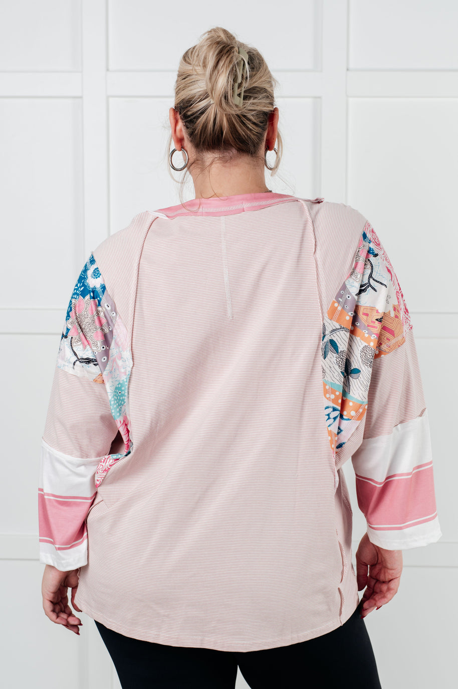New Chapter Floral Color Block Patchwork Top-Tops-Ave Shops-[option4]-[option5]-[option6]-[option7]-[option8]-Shop-Boutique-Clothing-for-Women-Online
