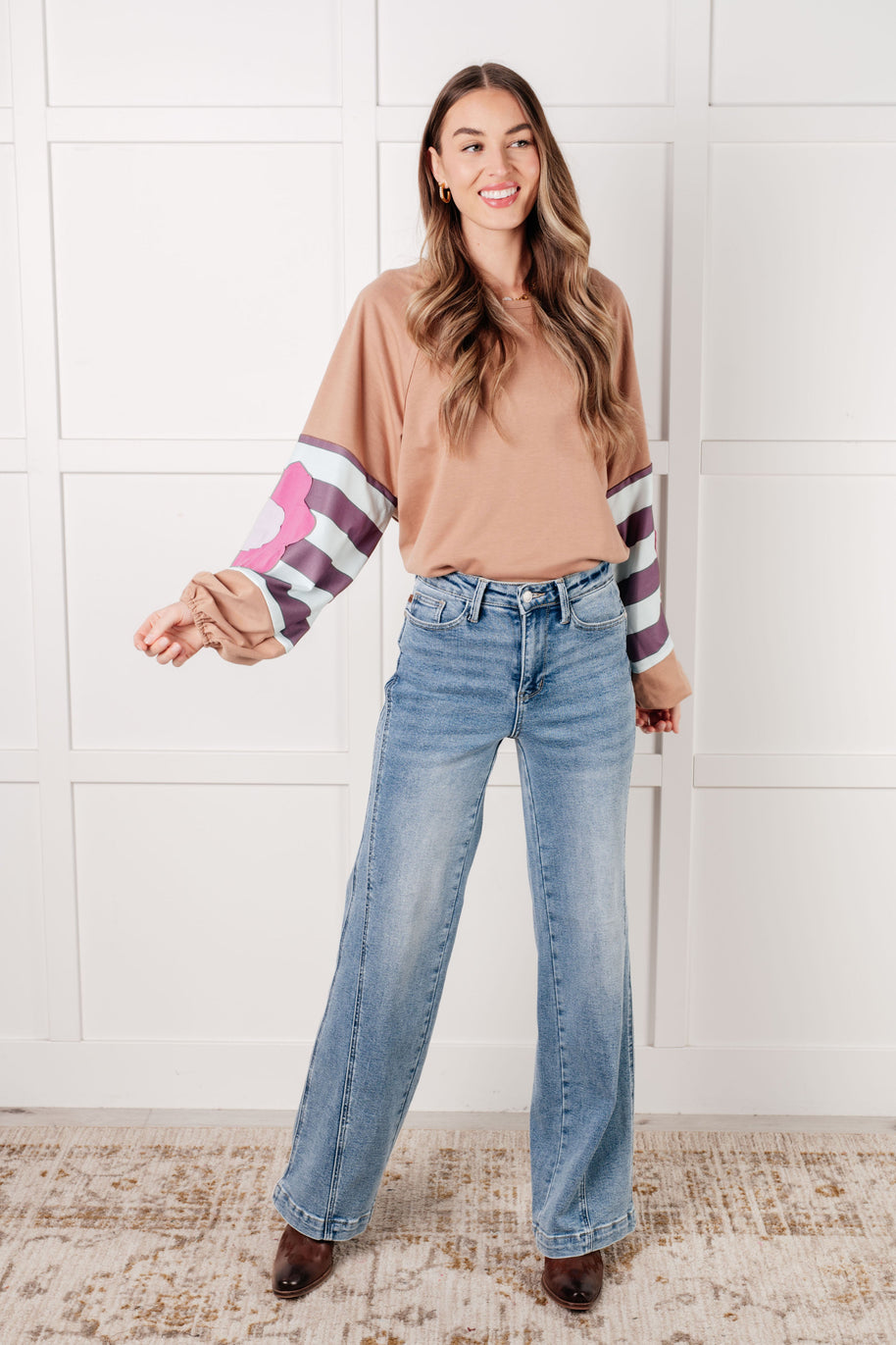 New and Improved Floral Patchwork Top-Tops-Ave Shops-[option4]-[option5]-[option6]-[option7]-[option8]-Shop-Boutique-Clothing-for-Women-Online