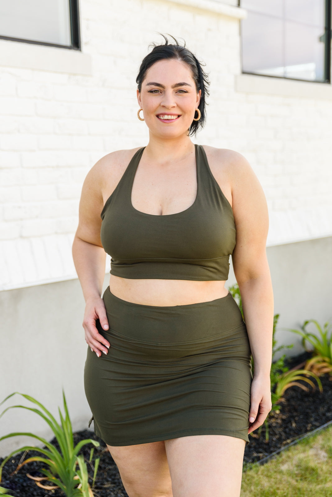 Next Move Sports Bra In Olive-Womens-Ave Shops-[option4]-[option5]-[option6]-[option7]-[option8]-Shop-Boutique-Clothing-for-Women-Online